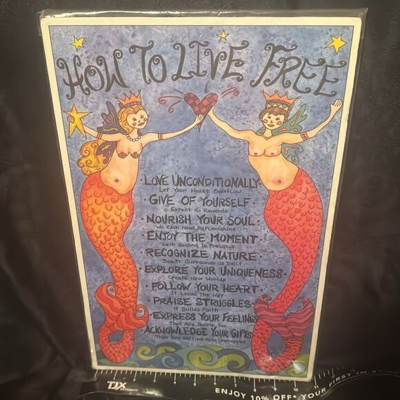 Mermaid advice  wall art - Picture 2 of 7